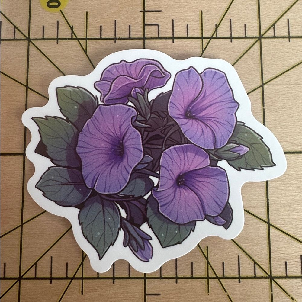 💜13/$13 +Bundle Sticker Sale | Flowers Waterproof Sticker